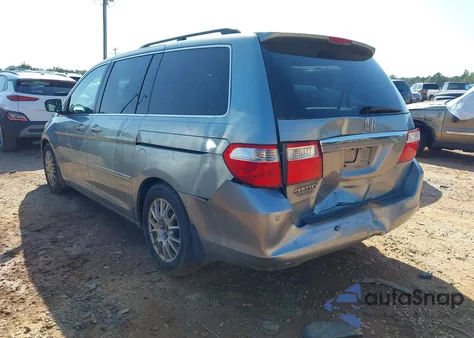 2007 Honda Odyssey Touring из США, поврежденный, VIN 5FNRL38847B117604